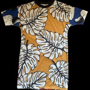 Adidas Originals X Farm Pineapple T-Shirt Dress